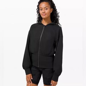 Lululemon Hugged-Waist Cotton Zip Hoodie